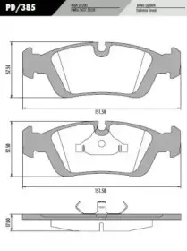Комплект тормозных колодок, дисковый тормоз FRAS-LE купить