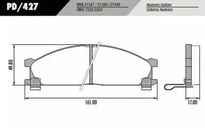Комплект тормозных колодок, дисковый тормоз FRAS-LE купить