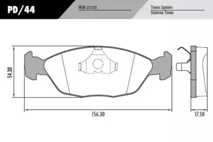 Комплект тормозных колодок, дисковый тормоз FRAS-LE купить