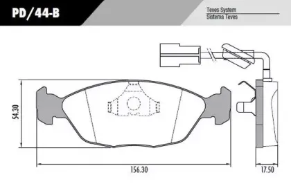 Комплект тормозных колодок, дисковый тормоз FRAS-LE купить