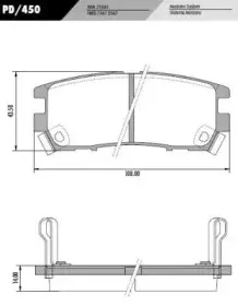 Комплект тормозных колодок, дисковый тормоз FRAS-LE купить