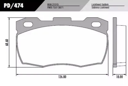 Комплект тормозных колодок, дисковый тормоз FRAS-LE купить