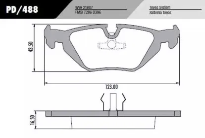 Комплект тормозных колодок, дисковый тормоз FRAS-LE купить