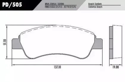 Комплект тормозных колодок, дисковый тормоз FRAS-LE купить