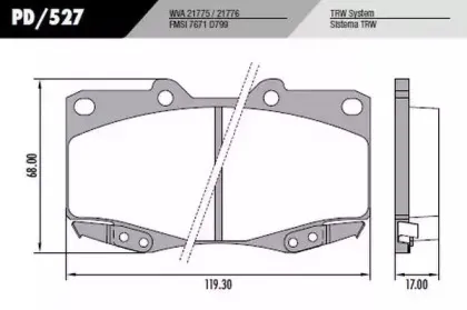 Комплект тормозных колодок, дисковый тормоз FRAS-LE купить