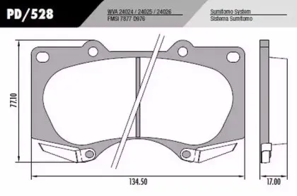 Комплект тормозных колодок, дисковый тормоз FRAS-LE купить