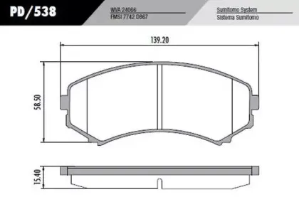 Комплект тормозных колодок, дисковый тормоз FRAS-LE купить