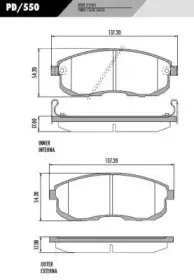 Комплект тормозных колодок, дисковый тормоз FRAS-LE купить