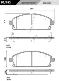 Комплект тормозных колодок, дисковый тормоз FRAS-LE купить