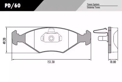 Комплект тормозных колодок, дисковый тормоз FRAS-LE купить
