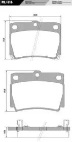 Комплект тормозных колодок, дисковый тормоз FRAS-LE купить