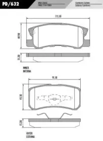 Комплект тормозных колодок, дисковый тормоз FRAS-LE купить