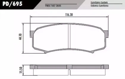 Комплект тормозных колодок, дисковый тормоз FRAS-LE купить