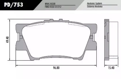 Комплект тормозных колодок, дисковый тормоз FRAS-LE купить