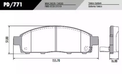 Комплект тормозных колодок, дисковый тормоз FRAS-LE купить