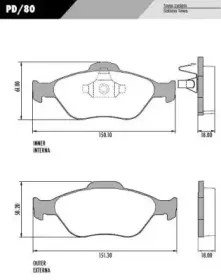 Комплект тормозных колодок, дисковый тормоз FRAS-LE купить