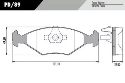 Комплект тормозных колодок, дисковый тормоз FRAS-LE купить