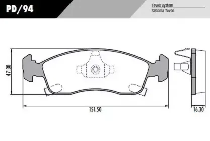 Комплект тормозных колодок, дисковый тормоз FRAS-LE купить