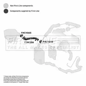 Трубка нагнетаемого воздуха FIRST LINE купить