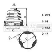 Пыльник, приводной вал FIRST LINE купить