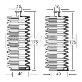 Пыльник, рулевое управление FIRST LINE купить