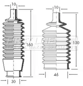 Пыльник, рулевое управление FIRST LINE купить
