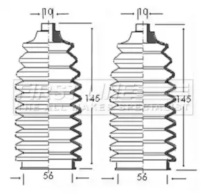 Пыльник, рулевое управление FIRST LINE купить