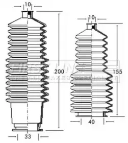 Пыльник, рулевое управление FIRST LINE купить