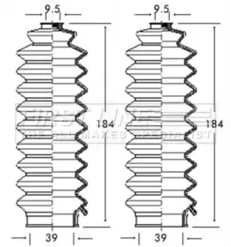 Пыльник, рулевое управление FIRST LINE купить