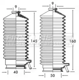 Пыльник, рулевое управление FIRST LINE купить