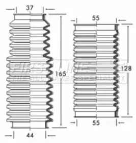 Пыльник, рулевое управление FIRST LINE купить