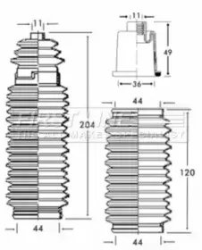 Пыльник, рулевое управление FIRST LINE купить