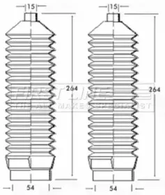 Пыльник, рулевое управление FIRST LINE купить