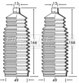 Пыльник, рулевое управление FIRST LINE купить
