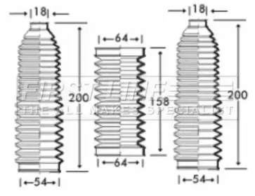 Пыльник, рулевое управление FIRST LINE купить