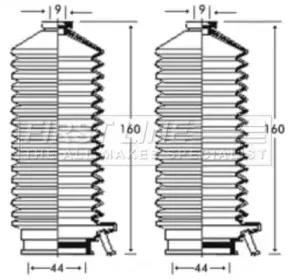 Пыльник, рулевое управление FIRST LINE купить