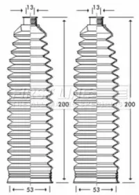 Пыльник, рулевое управление FIRST LINE купить