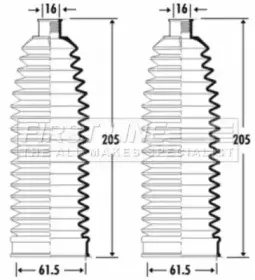 Пыльник, рулевое управление FIRST LINE купить