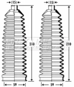 Пыльник, рулевое управление FIRST LINE купить