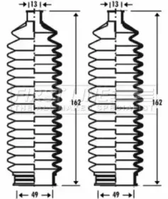 Пыльник, рулевое управление FIRST LINE купить