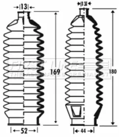Пыльник, рулевое управление FIRST LINE купить