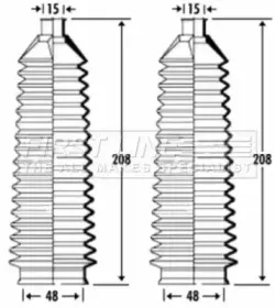 Пыльник, рулевое управление FIRST LINE купить