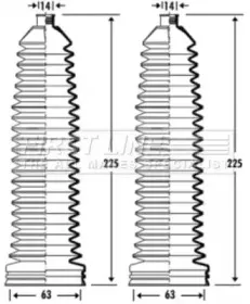 Пыльник, рулевое управление FIRST LINE купить