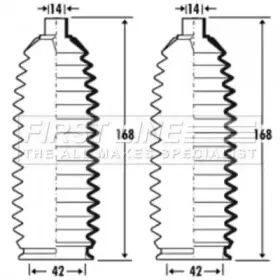 Пыльник, рулевое управление FIRST LINE купить