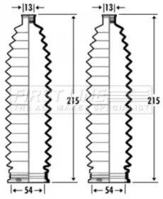 Пыльник, рулевое управление FIRST LINE купить