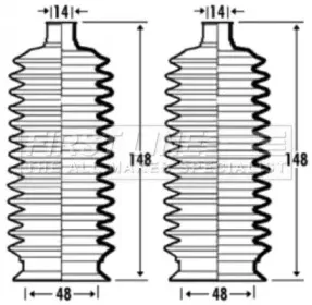 Пыльник, рулевое управление FIRST LINE купить