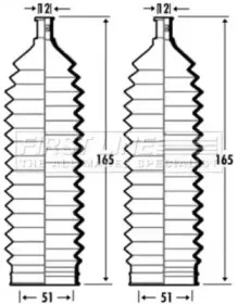 Пыльник, рулевое управление FIRST LINE купить
