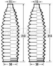 Пыльник, рулевое управление FIRST LINE купить