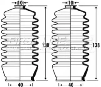 Пыльник, рулевое управление FIRST LINE купить