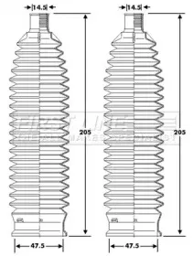 Пыльник, рулевое управление FIRST LINE купить